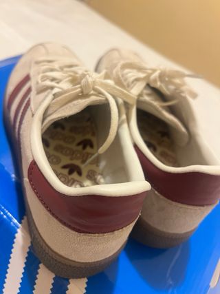 Zapatillas Adidas Spezial Beige/Rojo