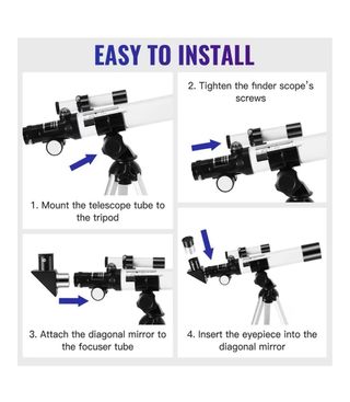 Telescopio para niños y principiantes