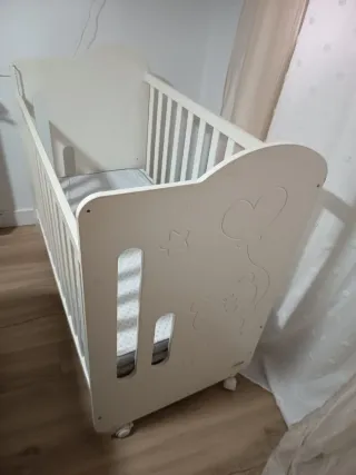 Cuna Micuna + Colchón La Cigüeña