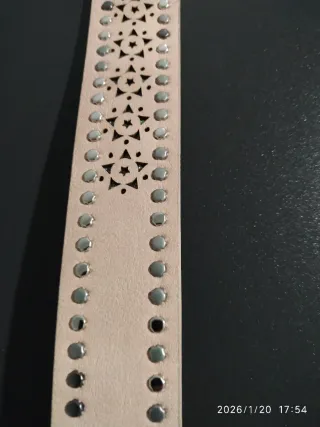 2 cinture (nera e rosa)