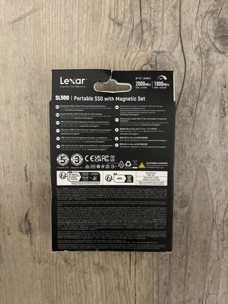 Lexar SL500 SSD Portátil 1TB USB 3.2 Gen 2x2