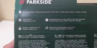 Amoladora Angular Parkside 20V Recargable