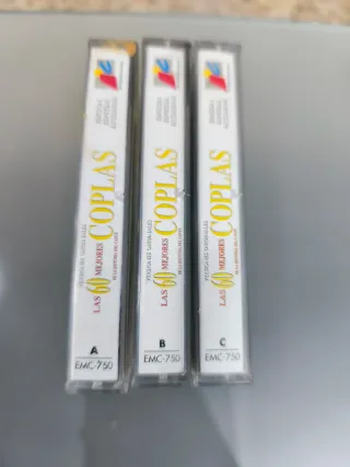 Lote 3 Cassettes Las 60 Mejores Coplas