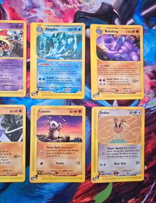 Lotto 8 Carte Pokemon Set Aquapolis Rare