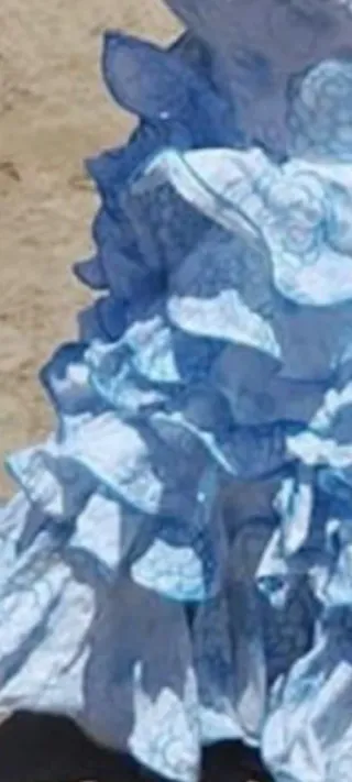 Traje de flamenca dos piezas