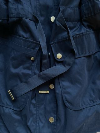 Petite Abrigo / Gabardina Azul Marino