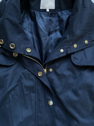 Petite Abrigo / Gabardina Azul Marino