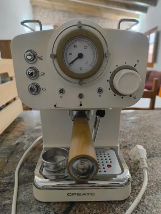 Cafetera Create Retro Beige