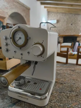 Cafetera Create Retro Beige