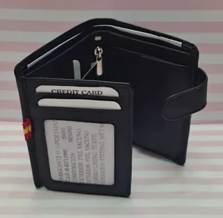 CARTERA MONEDERO PIEL DISEÑO ESPAÑA + REGALO PULSE