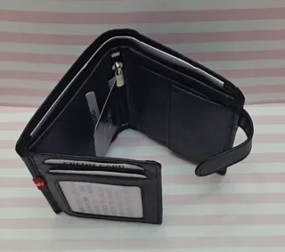 CARTERA MONEDERO PIEL DISEÑO ESPAÑA + REGALO PULSE