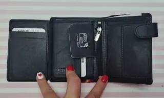 CARTERA MONEDERO PIEL DISEÑO ESPAÑA + REGALO PULSE