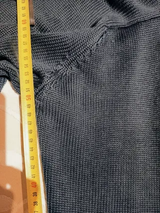 Chaqueta cremallera Massimo Dutti azul marino