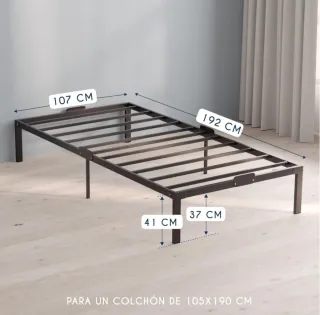 Somier Dreamzie 105x190cm Metal Robusto