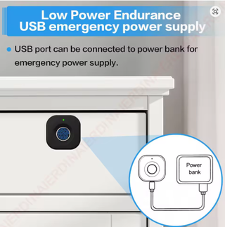 Cerradura Inteligente Huella Digital NAIERDI