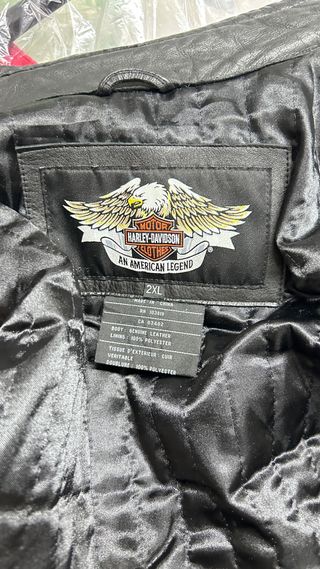 Cazadora Piel Harley Davidson Talla XXL