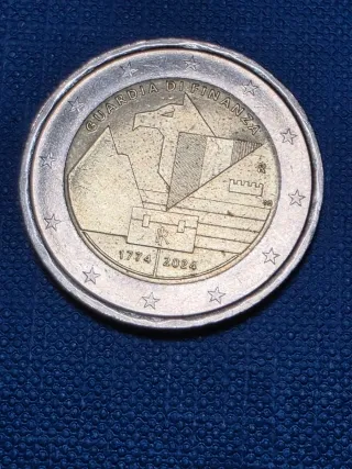 Moneda 2€ Guardia di Finanza 1774-2024 Italia 2024