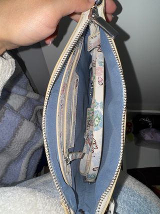 Bolso Parfois floral blanco multicolor