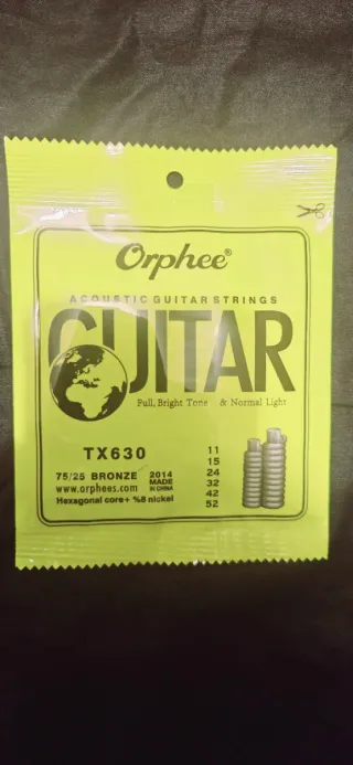Cuerdas Guitarra Orphee TX630