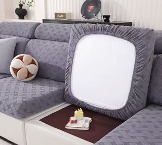 Copridivani Seduta elastica a 2 e a 3 posti Rosso