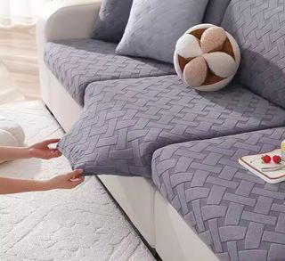 Copridivani Seduta elastica a 2 e a 3 posti Rosso