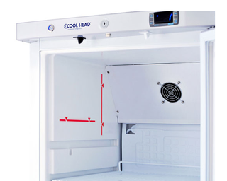 FRIGORÍFICO COOL HEAD CRG 4 puerta cristal