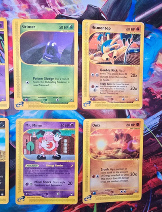 Lotto 8 Carte Pokemon Set Aquapolis Common ENG