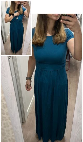 7 Vestidos algodón lactancia y porteo talla M