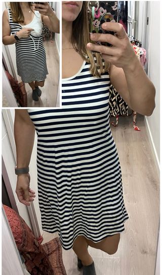 7 Vestidos algodón lactancia y porteo talla M