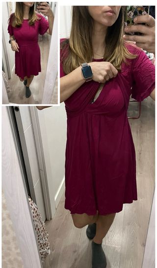 7 Vestidos algodón lactancia y porteo talla M