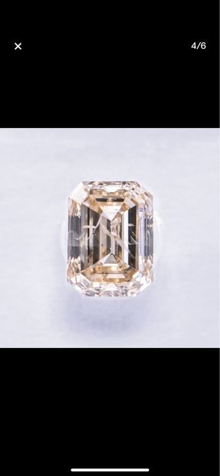 Diamante natural Fancy Yellow amarronado 0,59 ct ·