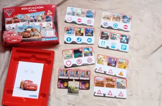 Juego Educación Vial Disney Cars 2 Clementoni