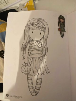 Cuaderno de pintar Gorjuss Sirena