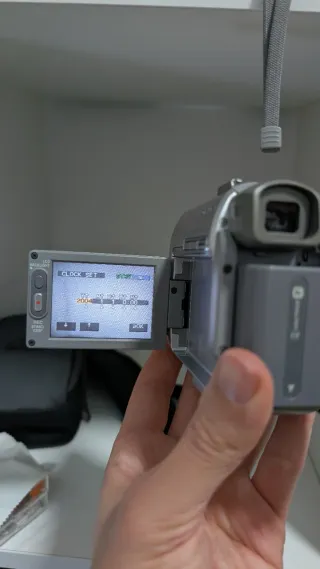 Cámara Sony Handycam Cassette Plata x120