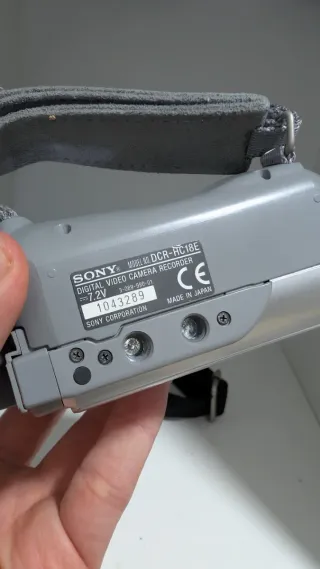 Cámara Sony Handycam Cassette Plata x120