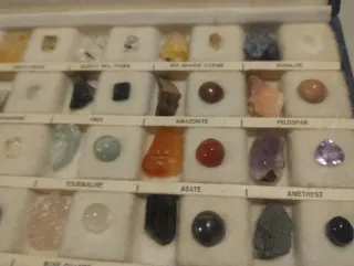 Colección piedras semipreciosas