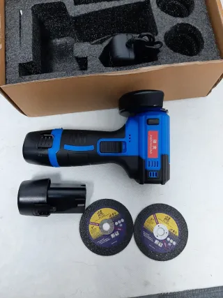 Mini Radial Portátil Eléctrica con 2 baterías