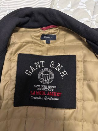 Chaqueta Gant Lana azul marino