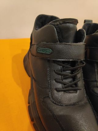 Botines Negros Piel T/D Unisex