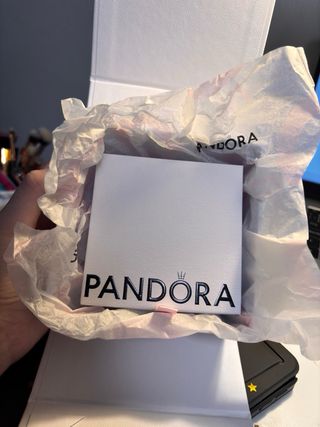 Pulsera Pandora Plata Cierre Rosa