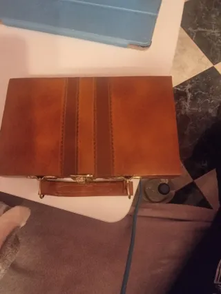 Antiguo juego de dominó de madera