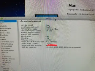 Imac 2007 Apple Plata