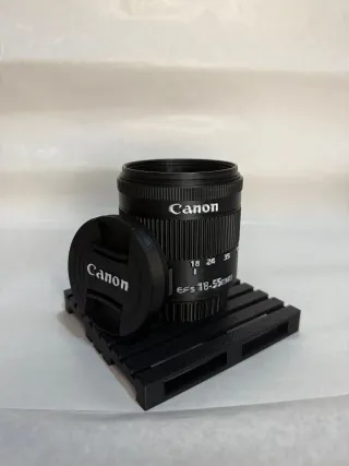 Organizador / decoração em forma de objetiva