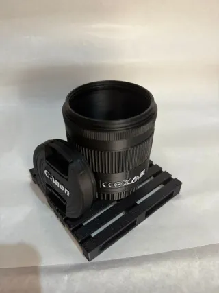 Organizador / decoração em forma de objetiva