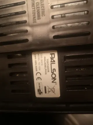 Tostadora Palson Acero inox. 920W