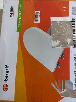 Copri wc Ibergrif D Shape Bianco