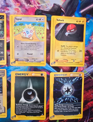 Lotto 8 Carte Pokemon Set Aquapolis Rare Uncommon