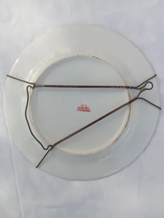 Piatti in porcellana cinese vintage di Hong Kong decorativi