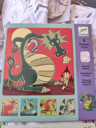 Plantillas Djeco Dragones