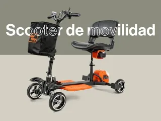 Scooter de movilidad reducida plegable